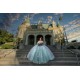 Sweetheart Neck Vestidos De 15 Anos Aqua Blue Quinceanera Dress 3D Flowers Girls Sweet 16 Dresses Off Shoulder 2024 Wear Pageant