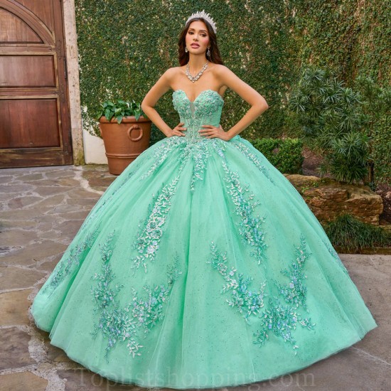 Aqua Quince Dress Instagram Sleeveless Gowns Lace Appliques Wear Pageant Sweetheart Neck Vestidos De 15 Anos With Cape