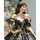 Black Quince Dress Sweetheart Neck Girls Sweet 16 Dresses Sequin Gold Lace Appliques Vestidos De 15 Anos Off Shoulder Wear Pageant