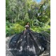 Off Shoulder Vestidos De 15 Anos Black Quinceanera Dress 3D Flowers Wear Pageant Sweetheart Neck Sweet 15 Prom Party Dresses