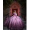 Lilac 2024 Quinceanera Dress Lace Appliques Sweetheart Neck Vestidos De 15 Anos Off Shoulder Wear Pageant Instagram Gowns With Bow