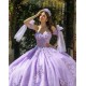 Lilac Quinceanera Dresses Sweetheart Neck 2024 Ball Gown Princess Dress Lace Appliques Sleeveless Vestidos De 15 Anos