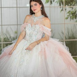 Pink Quince Dress Off Shoulder 15 Anos Crystal Sweetheart Neck Women 2024 Ball Gown Lace Appliques Sequin Girl Birthday Gowns