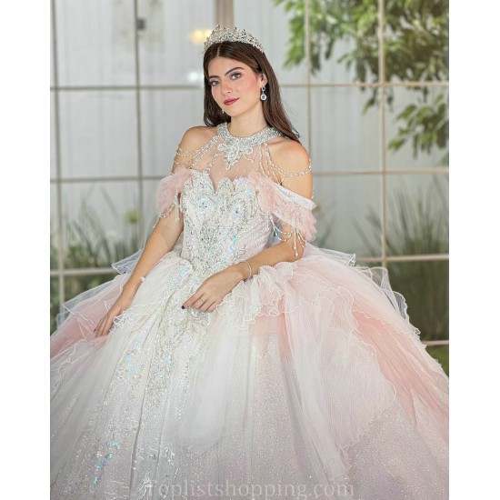 Pink Quince Dress Off Shoulder 15 Anos Crystal Sweetheart Neck Women 2024 Ball Gown Lace Appliques Sequin Girl Birthday Gowns