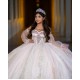 Pink Quinceanera Dress Sleeveless Sweet 15 Gowns Lace Appliques Wear Pageant Sweetheart Neck 2024 Ball Gown Princess Dresses With Bow