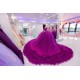 Ruffled Purple Quince Dress 15 Anos Sweetheart Neck Women 2024 Ball Gown Off Shoulder Girl Birthday Gowns