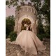 Sweetheart Neck Champagne Quinceanera Dress Off Shoulder Vestidos De 15 Anos Lace Appliques Birthday Party Gowns