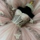 Sweetheart Neck Pink Quinceanera Dress Off Shoulder Vestidos De 15 Anos Sequin Girls Gowns Lace Appliques Princess Dress