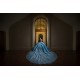 Tiered Vestidos De 15 Anos Sweetheart Neck Sky Blue Quinceanera Dress Sequin Off Shoulder Sweet 15 Gowns