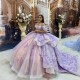 2024 Sexy Sweetheart Quinceanera Dresses Beaded Sequins Applique Off the Shoulder Ball Gown