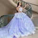 3D Flower Quinceanera Dresses Sweet Sleeveless Ball Gown Dresses