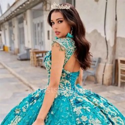 Ball Gown Quinceanera Dress Open Back Sleeveless Luxury Cocktail Prom Gown For Women Vestidos De Baile