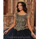 Beaded Gold Appliqué Ball Gown Sweet Princess Party Birthday Dress Black Quinceanera Dresses 