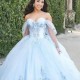 Blue Quinceanera Dresses 2024 Off Shoulder Sweet 15 16 Birthday Party Gown Sweetheart Backless Mexican Dress