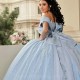 Blue Quinceanera Dresses Ball Gown Sweet 16 Dress Sparkle 15 Birthday Party Prom Gown