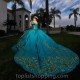 Ruffles Emerald Green Quinceanera Dress Princess Ball Gowns Birthday Party Prom Dresses Vestidos De 15 Anos