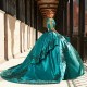 Beads Emerald Green Quinceanera Dresses Lace Appliques Vestidos de 15 años Vintage Sweet 16 Birthday Gowns