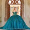 Sweetheart Emerald Green Ball Gown Quinceanera Dress 15 Year Party Birthday Princess Formal Gowns