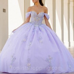 Sleeveless Lavender Beaded Quinceanera Dresses Ball Gown 2024 Lace Appliques Sweet 16 Dress Party Gown Vestidos De 15 Quinceañer