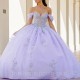 Sleeveless Lavender Beaded Quinceanera Dresses Ball Gown 2024 Lace Appliques Sweet 16 Dress Party Gown Vestidos De 15 Quinceañer