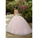 Light Pink Quinceanera Dresses Sweet 16 Ball Gown Halter Lace Beads Sequins Backless Princess Party Vestidos