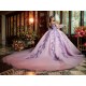 Lilac Charro Quinceanera Dresses Ball Gown Off The Shoulder Tulle Appliques Mexican Sweet 16 Dresses 15 Anos