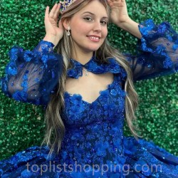 Off Shoulder Navy Blue Quinceanera Dresses 2024 Lace Applique Beads Sweet 16 Ball Gown Vestidos De 15 Años