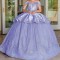 Off-Shoulder Lavender Quinceanera Dress Women Vestidos De 15 Quinceañera Dresses Tassel Ball Gown Deesses