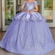 Off-Shoulder Lavender Quinceanera Dress Women Vestidos De 15 Quinceañera Dresses Tassel Ball Gown Deesses