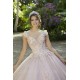 Crystal Pink Quinceanera Dress 2024 Ball Gown Lace Appliques Beaded Pageant Birthday Party Gown Sweet Robes