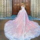 Pink Shiny Quinceanera Dress With Lace Applique Beading Off the Shoulder Mexican Princess Ball Gown