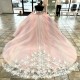 Sweetheart Pink Tulle Quinceanera Dresses Off the Shoulder Beads Applique Lace Ball Gown