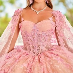 Pink Sweetheart Quinceanera Dresses Sweet 16 Prom Evening Gowns