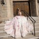 Princess Pink Ball Gown Quinceanera Dress 2024 Flowers Appliques Beads Sweet 16 Dress Corset Vestidos De 15 Años