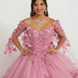 Princess Pink Quinceanera Dresses Spaghetti With Cap Lace Sequins Appliques Ball Gown Beading Vestido De 15 Anos