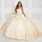 Puffy Quinceanera Dresses Spaghetti Straps Sweetheart Satin Appliques Ball Gowns Sweet 16 Vestidos de 15 Años