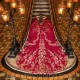 Beading Red Off the Shoulder Ball Gown Quinceanera Dress Corset Gold Lace Appliques Sweet 16 Dress