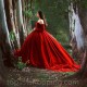 Detachable Red Quinceanera Dress 2024 Ball Gown Princess Sweet 15 16 Birthday Party Gown