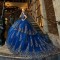 Ball Gowns Royal Blue Quinceanera Dresses For 16 Girl Princess Birthday Prom Dress vestidos