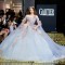 Off The Shoulder Sky Blue Ball Gown Quinceanera Dress Appliques Feather With Cape Birthday Party Gowns Sweet 16 15 Robe