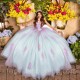 Off the Shoulder Sky Blue Sweetheart Quinceanera Dresses for 15 Year 2024 Ball Gown Long Party Dress