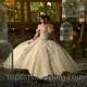 Sweetheart Yellow Quinceanera Dresses 2023 Lace Applique Tulle Ball Gown