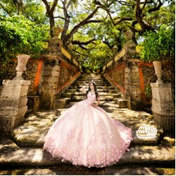 Off Shoulder Pink Quinceanera Dress Sweetheart Neck Sweet 15 Gowns With 3D Flowers