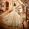 Sleeveless Champagne Sweet 15 Gowns Sweetheart Neck Lace Appliques Quinceanera Dress