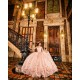 Sleeveless Pink Quinceanera Dress Sweetheart Neck 15 Dresses With 3D Flowers