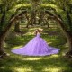 Sleeveless Ruffled Lilac Sweet 15 Gowns V Neck Quinceanera Dress