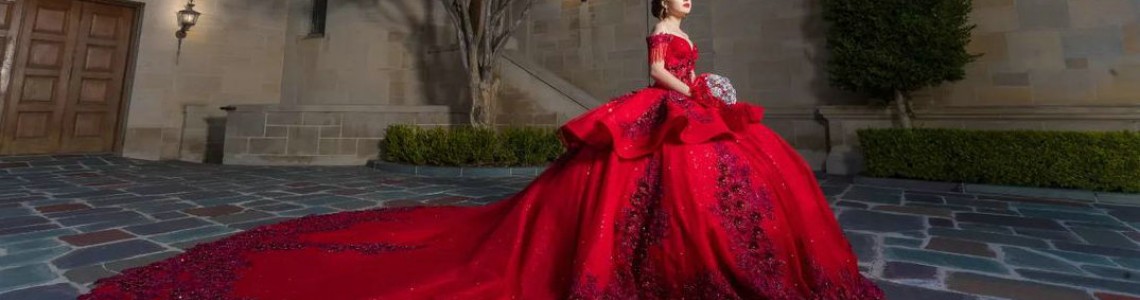 Red Quinceanera Dress