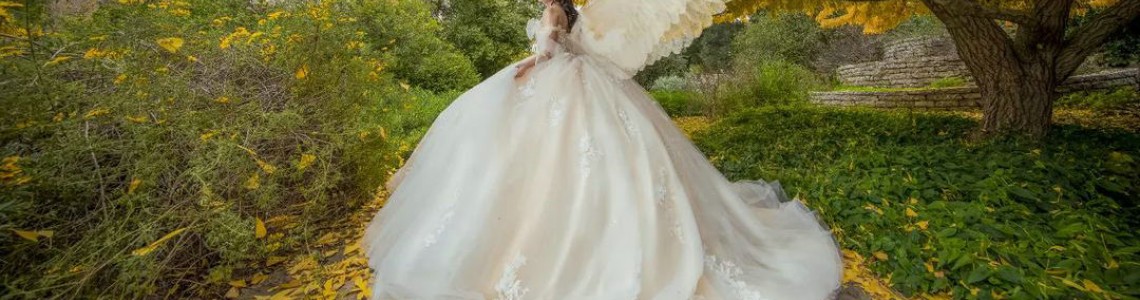 White Quinceanera Dress