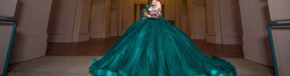 Green Quinceanera Dress